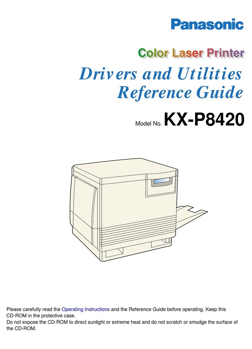 Panasonic KX-P8420 User manual