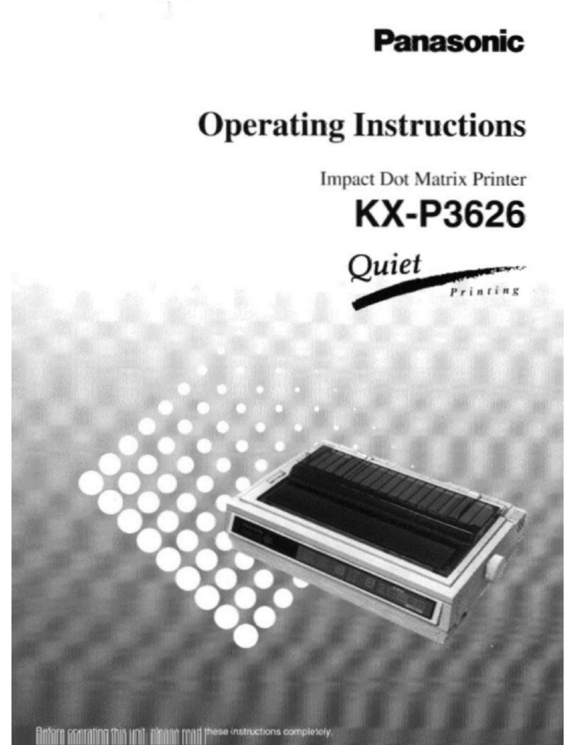 Panasonic KX-P3626 User manual