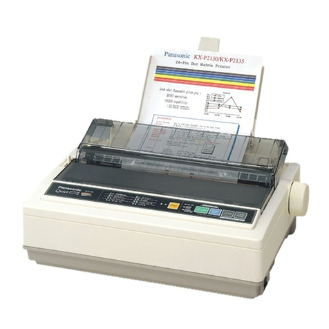 Panasonic KX P2130 - KX-P 2130 Color Dot-matrix... User manual