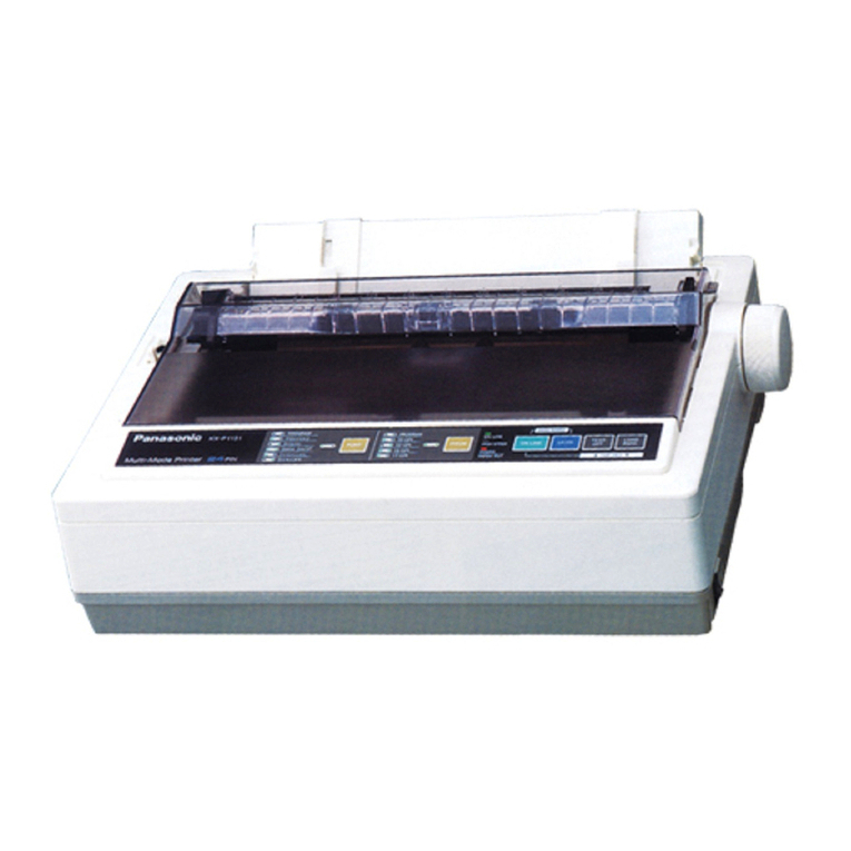 Panasonic KX-P1131 - KX-P 1131 B/W Dot-matrix Printer User manual