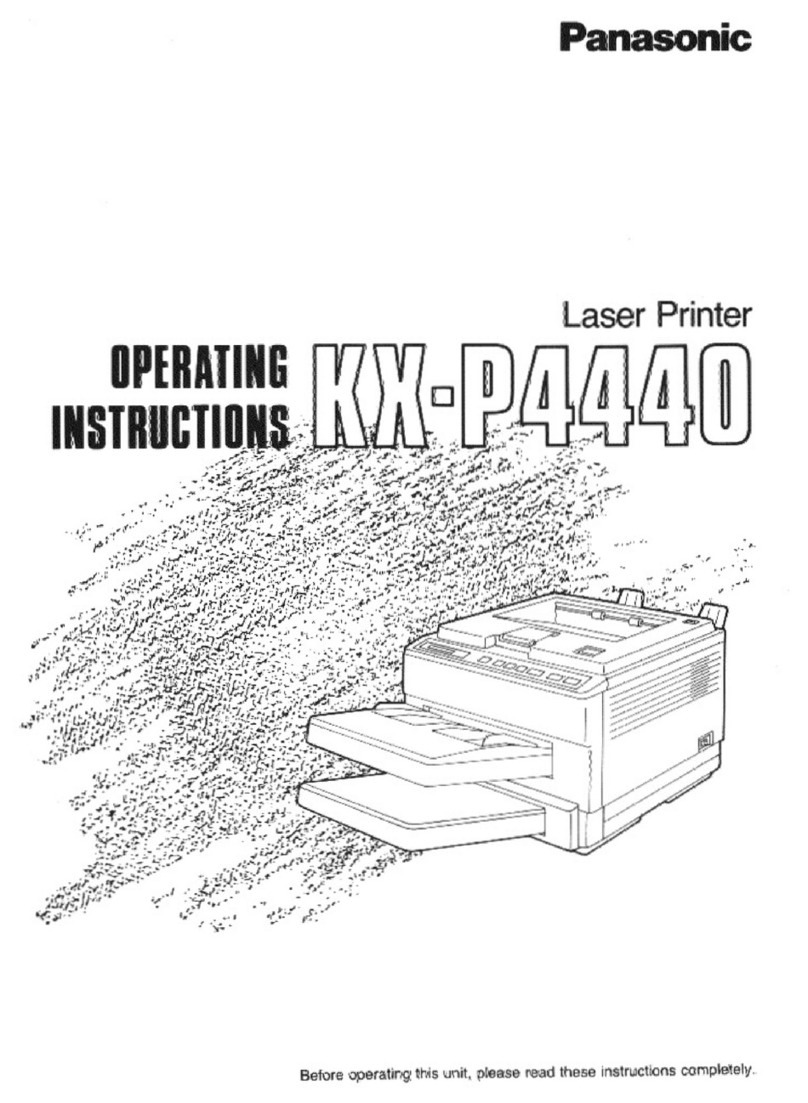 Panasonic Jetwriter KX-P4440 User manual