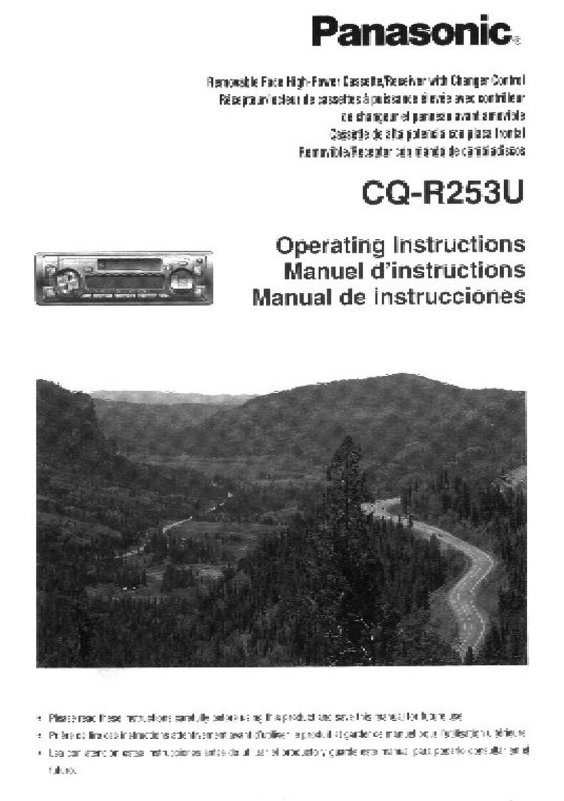 Panasonic CQ-R253U User manual