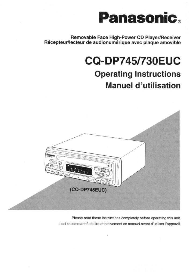 Panasonic CQ-DP730EUC user guide