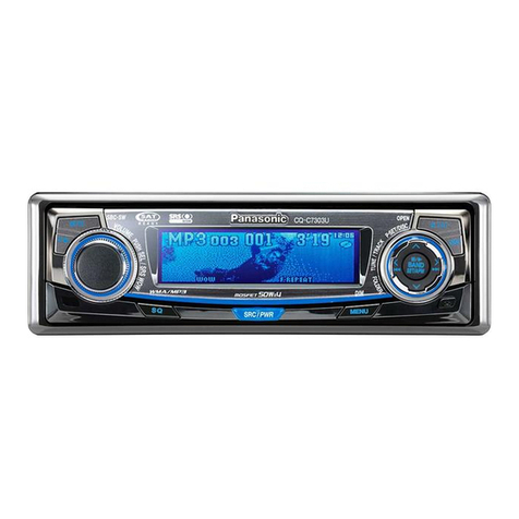 Panasonic CQC7303U - CAR AUDIO - MULTI-LANG operating instructions