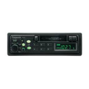 Panasonic CQ1000EU - AUTO CASS/ RECEVIER operating instructions