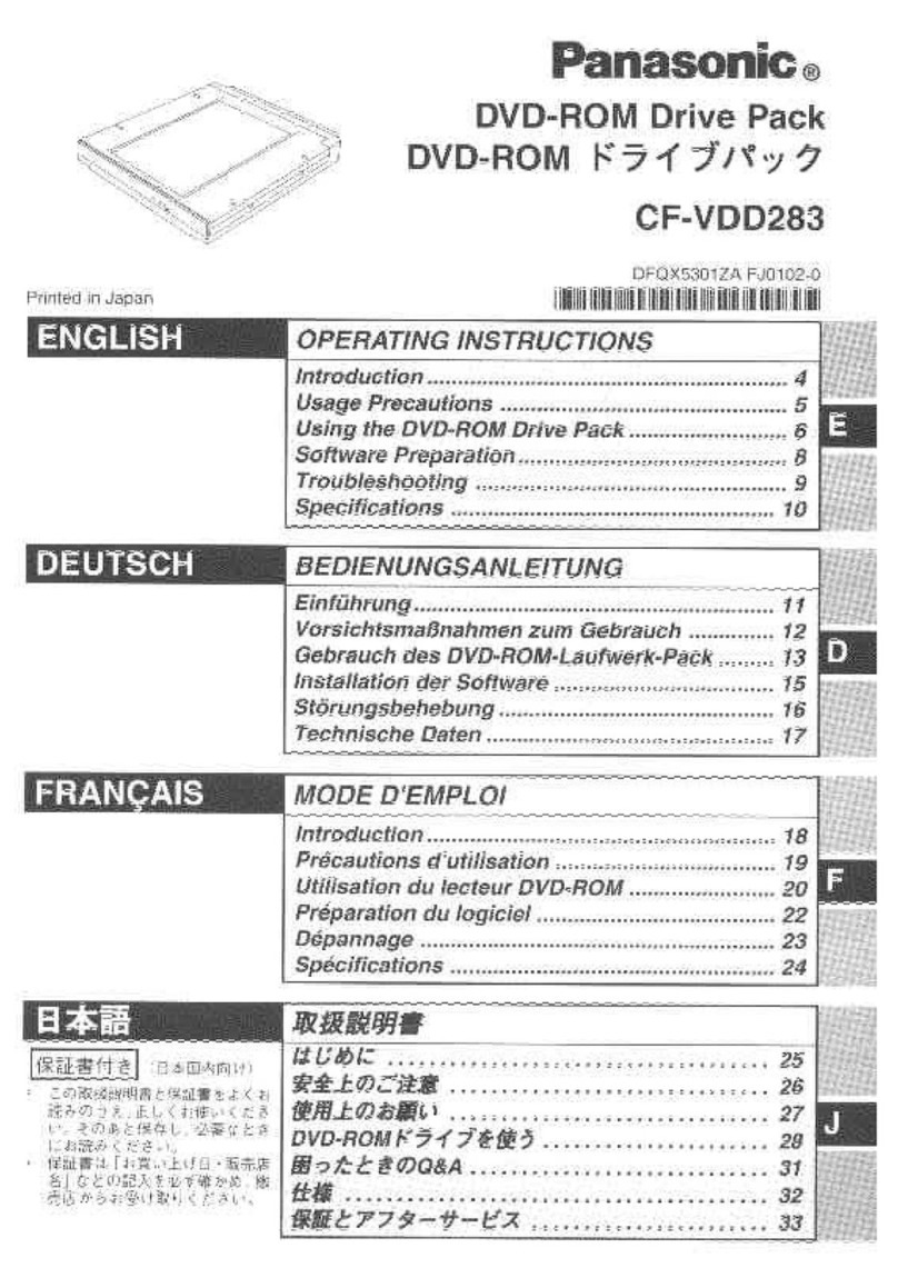 Panasonic CF-VDD283 operating instructions