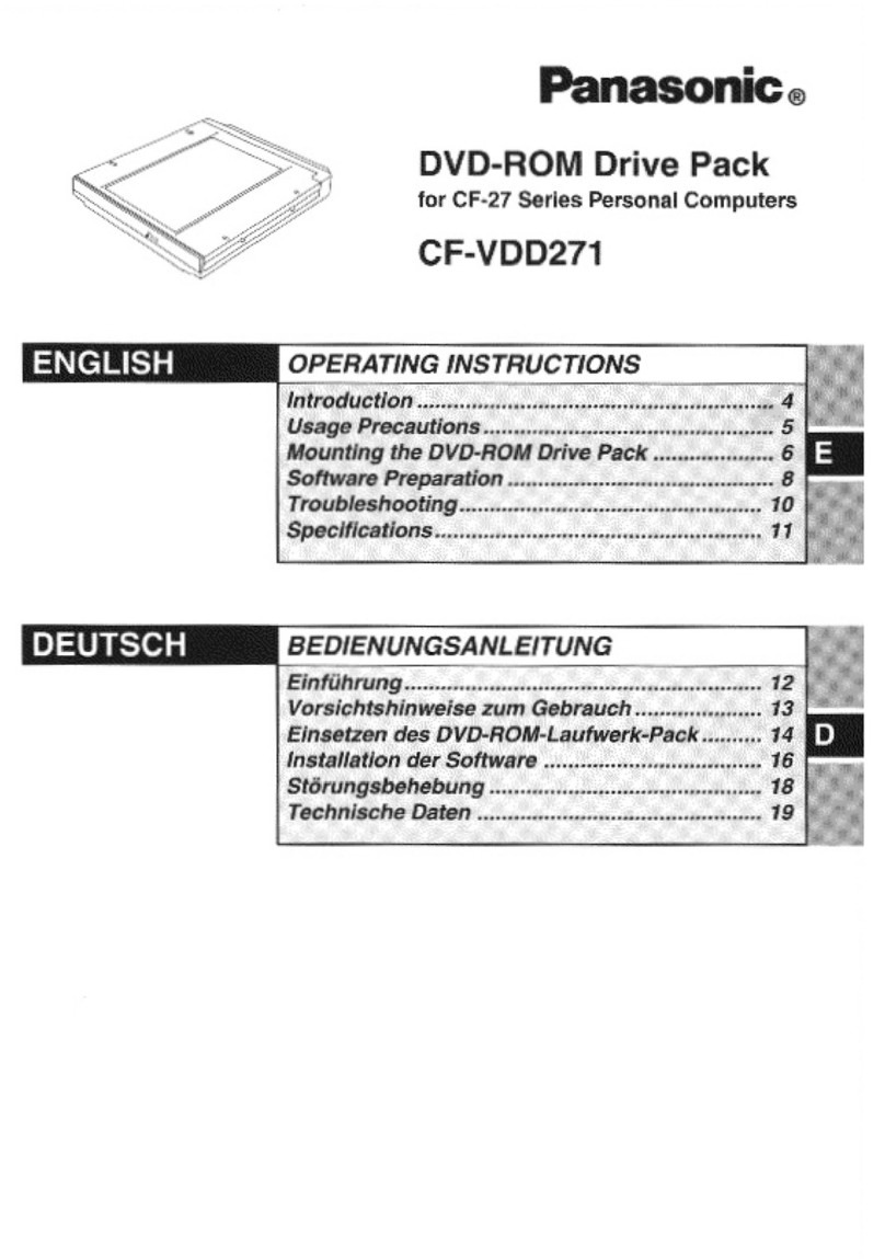 Panasonic CF-VDD271W operating instructions