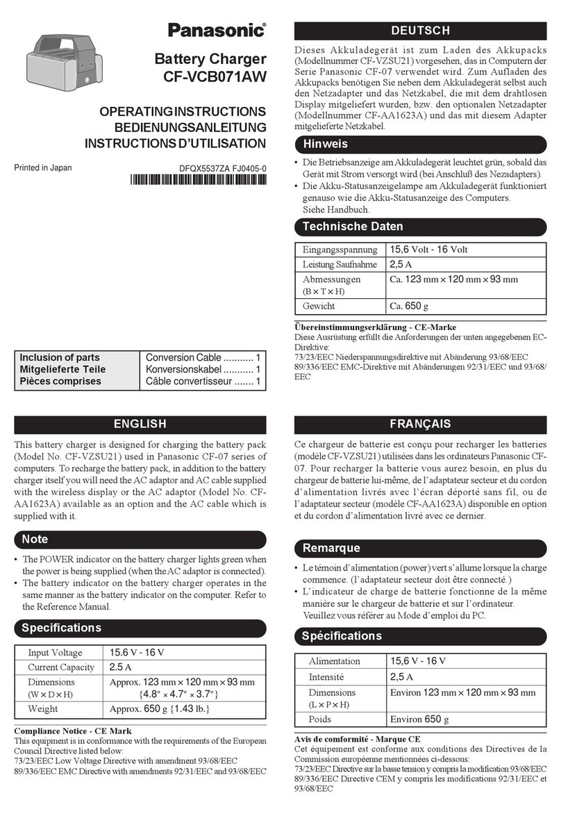 Panasonic CF-VCB071AW operating instructions Panasonic CF-VCB071AW operating instructions