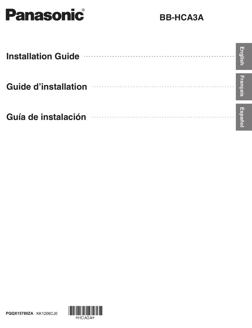 Panasonic BB-HCA3A User manual