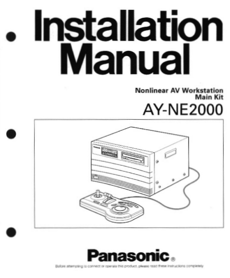 Panasonic AYNE2000 - NONLINEAR AV WORKSTA User manual