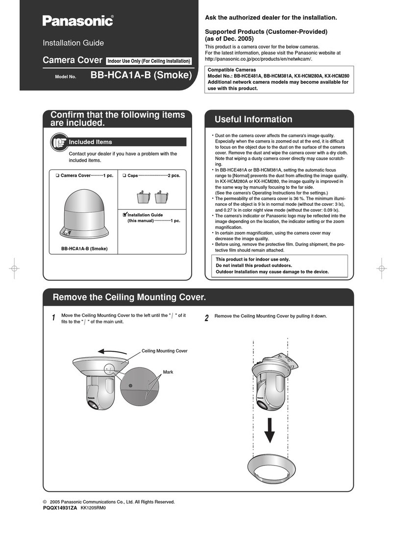 Panasonic BB-HCA1A-B installation guide