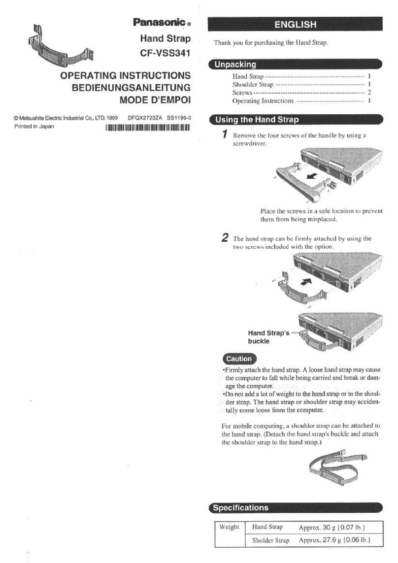 Panasonic CF-VSS341W operating instructions