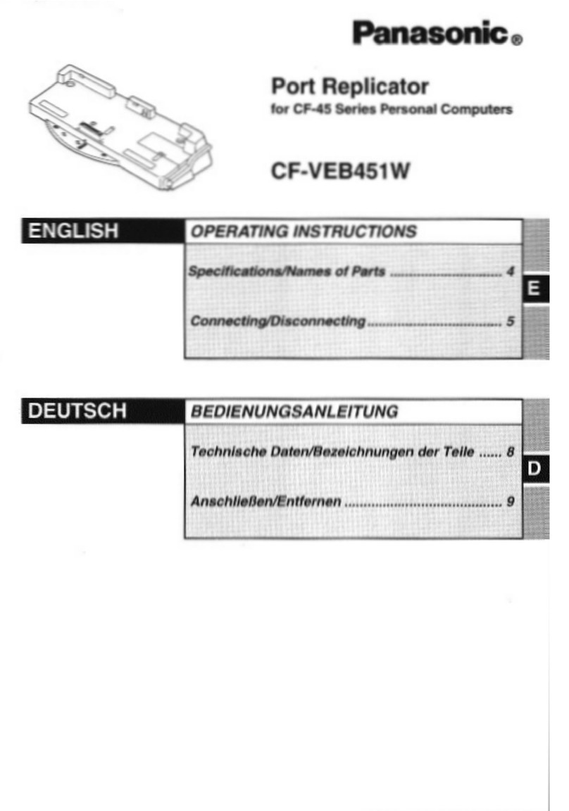 Panasonic CF-VEB451W operating instructions