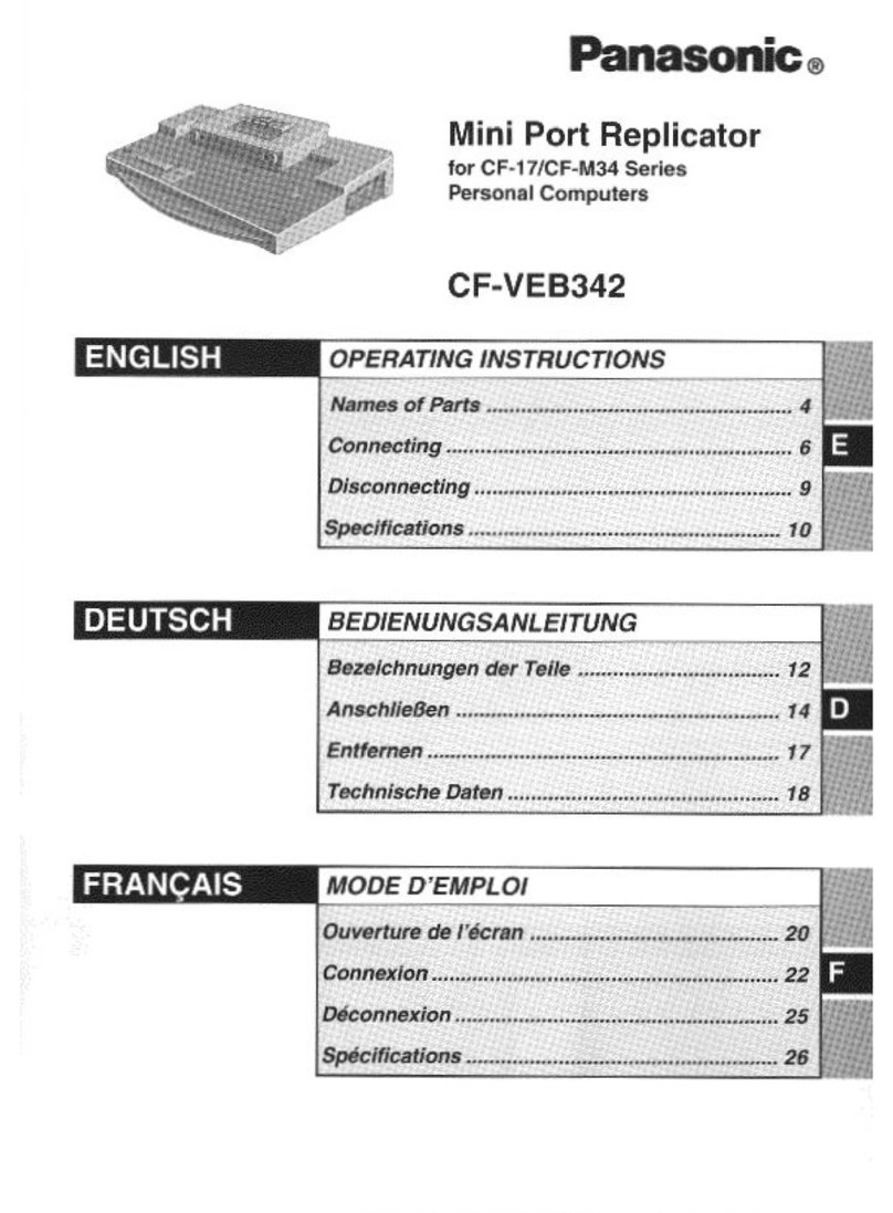 Panasonic CF-VEB342W User manual