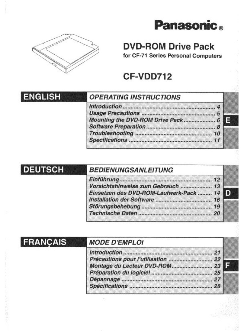 Panasonic CF-VDD712M operating instructions