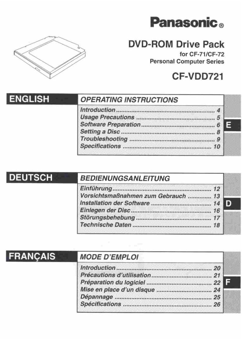 Panasonic CF-VDD721M User manual