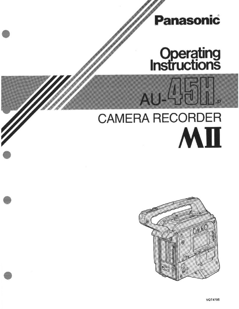 Panasonic AU45H - PORTABLE MII DECK operating instructions