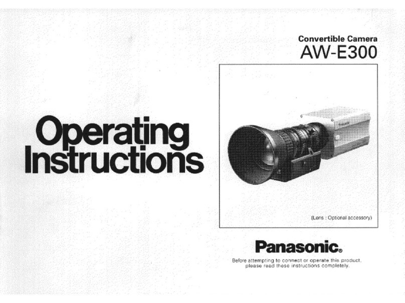 Panasonic AWE300 - COLOR CAMERA operating instructions