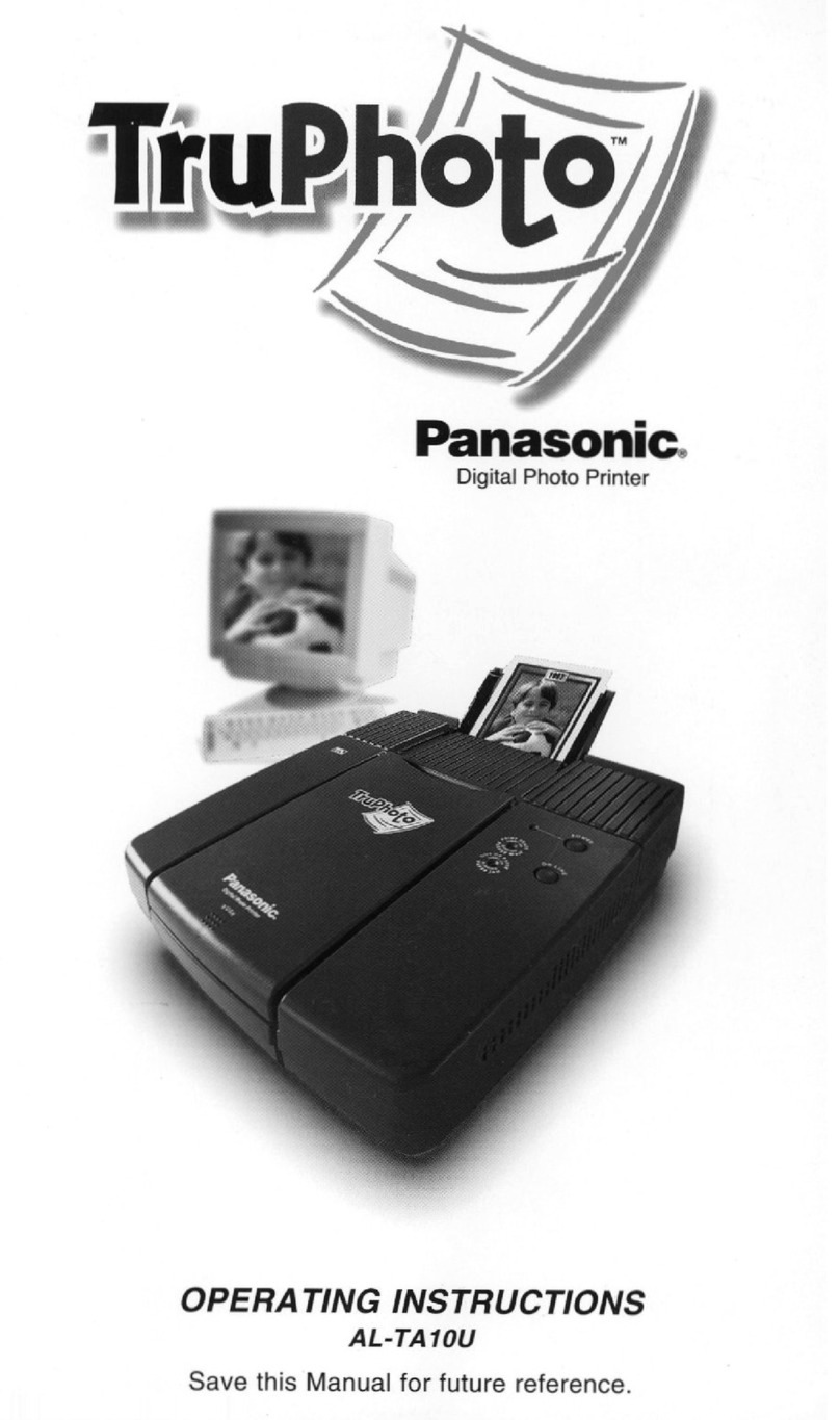 Panasonic TruPhoto AL-TA10U User manual Panasonic TruPhoto AL-TA10U User manual