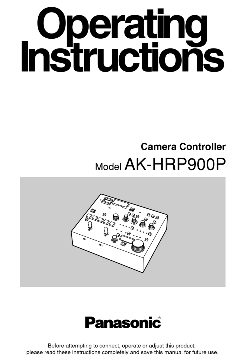 Panasonic AKHRP900P - CAMERA CONTROLLER HC User manual