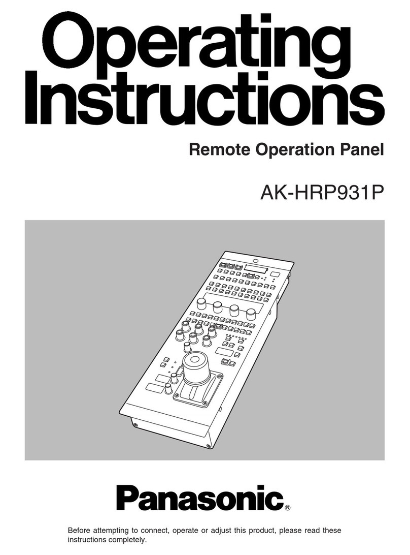 Panasonic AKHRP931P - RMT PANEL - AKHC930 User manual