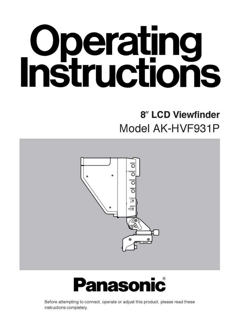 Panasonic AKHVF931P - VF FOR AKHC930 User manual