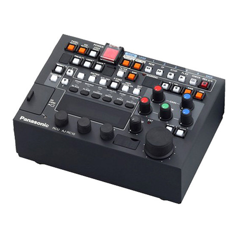 Panasonic AJRC10G - REMOTE CONTROL UNIT User manual