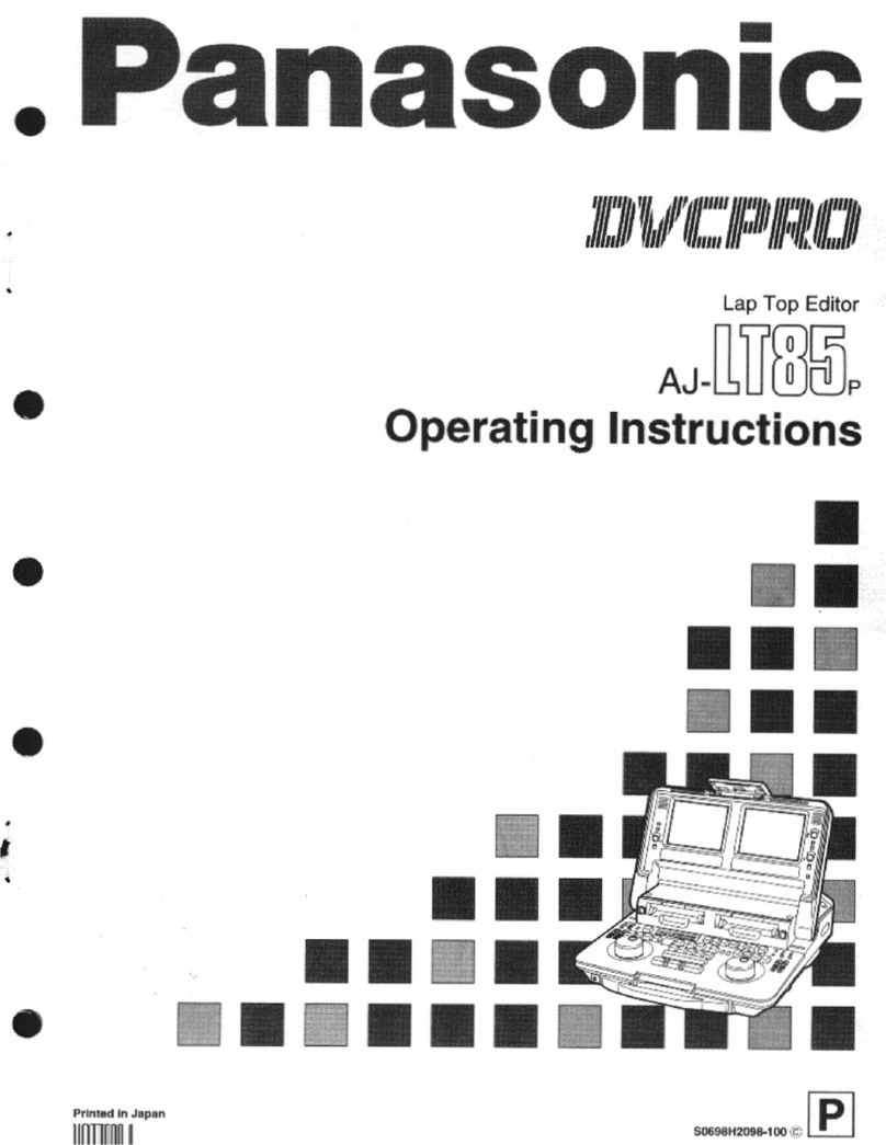 Panasonic AJLT85P - DVC PRO User manual