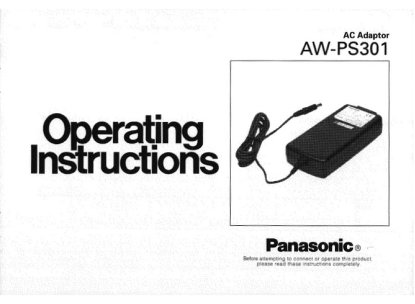 Panasonic AW-PS301 User manual Panasonic AW-PS301 User manual