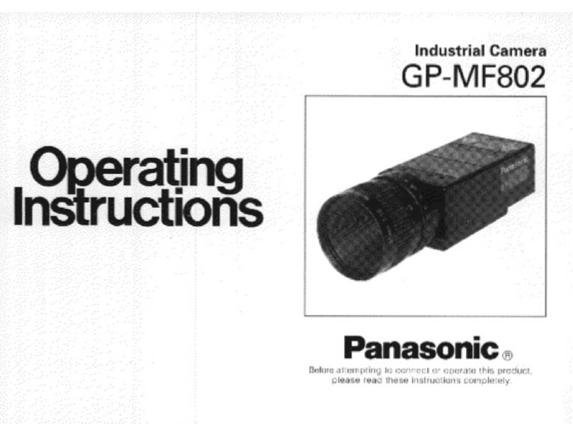 Panasonic GPMF802 - IND CAMERA User manual