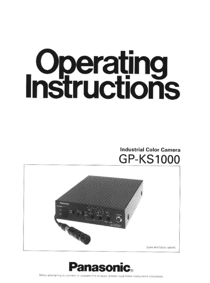 Panasonic GPKS1000 - INDUSTRIAL COLOR CAM operating instructions