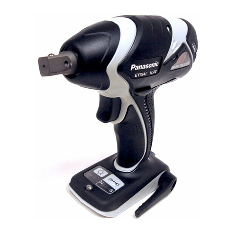 Panasonic EY7541 - CORDLESS IMPACT WRENCH operating instructions