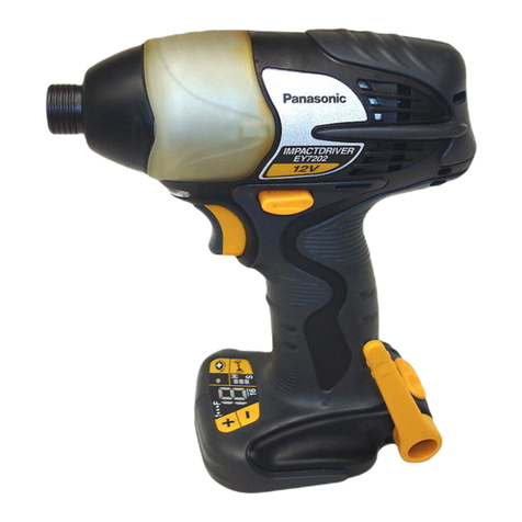 Panasonic EY7202 - 12V IMPACT DRIVER User manual