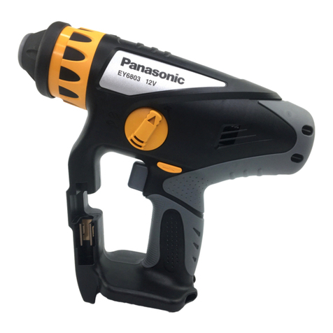 Panasonic EY6803 - HAMMER DRILL DRIVER 12V operating instructions