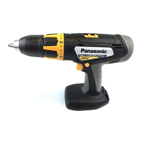 Panasonic EY6450 - DRILL AND DRIVER operating instructions
