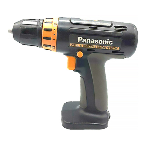 Panasonic EY6406 - CORDLES DRILL&DRIVER User manual