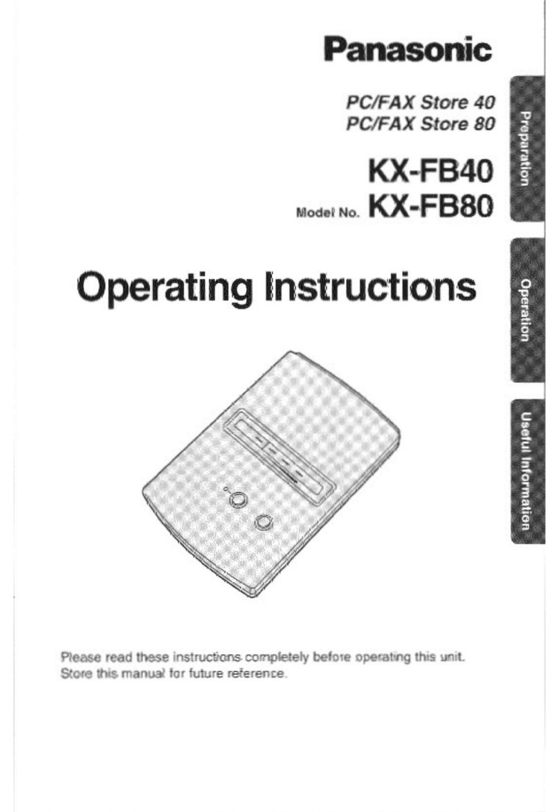 Panasonic KX-FB40 User manual