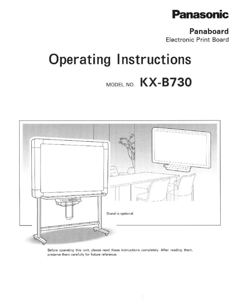 Panasonic Panaboard KX-B730 User manual