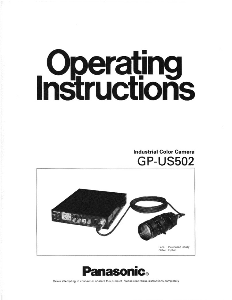 Panasonic GPUS502 - INDUSTRIAL COLOR CAM User manual