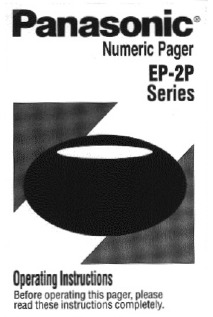 Panasonic EP-2P Series operating instructions