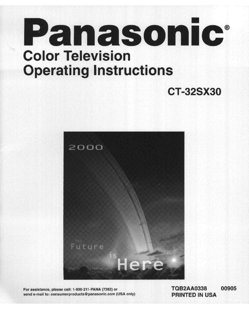 Panasonic CT-32SX30 User manual