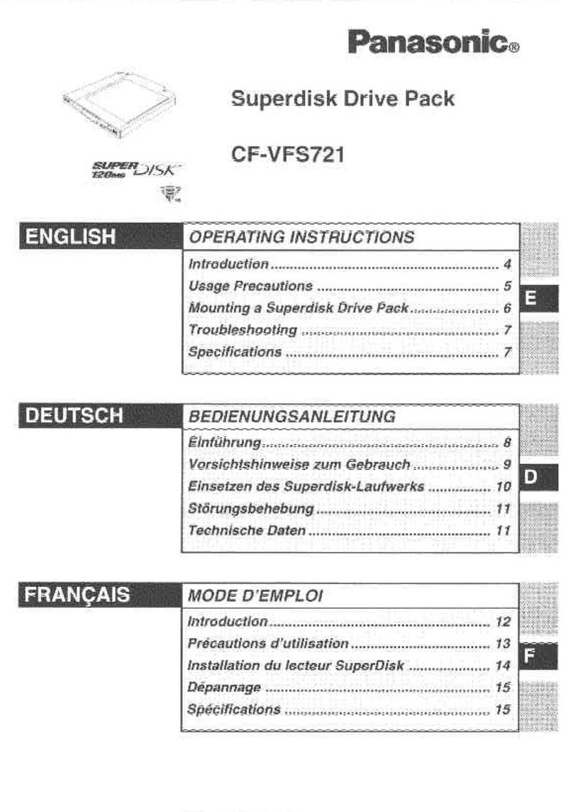 Panasonic CF-VFS721W User manual