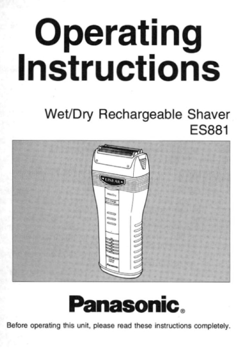 Panasonic ES-881 User manual