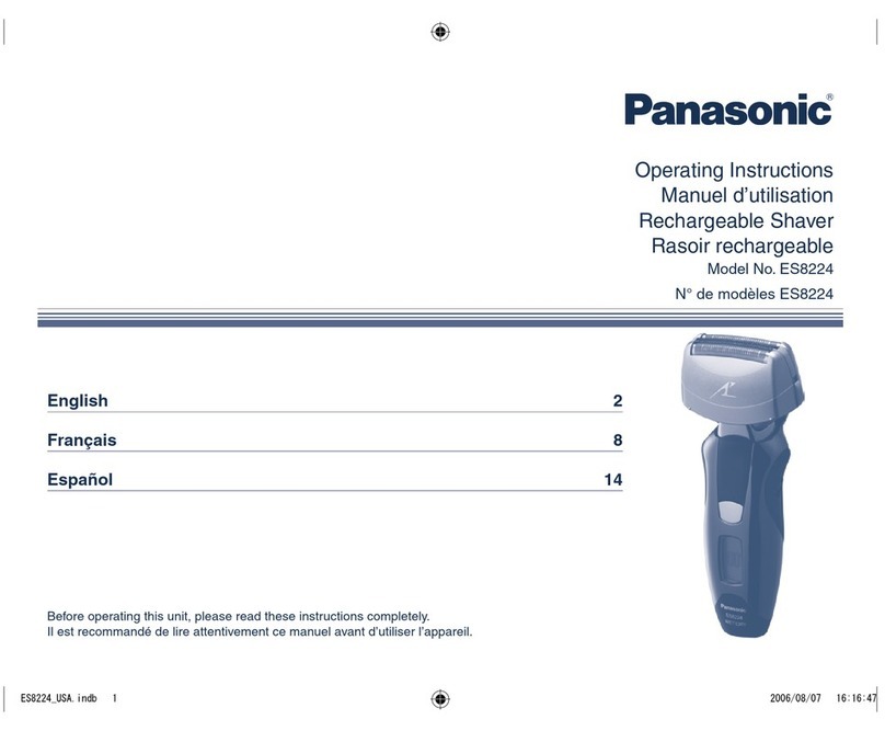 Panasonic ES-8224 operating instructions