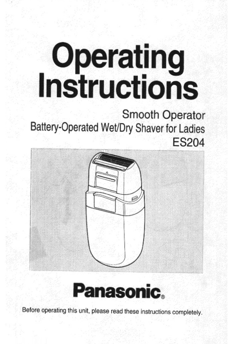 Panasonic Smooth Operator ES-204 operating instructions