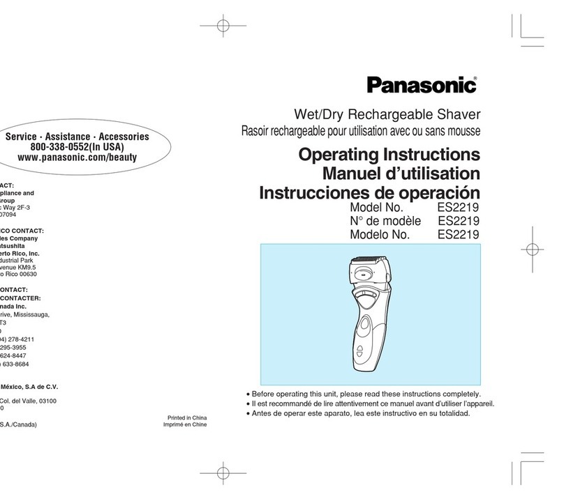 Panasonic ES-2219 User manual