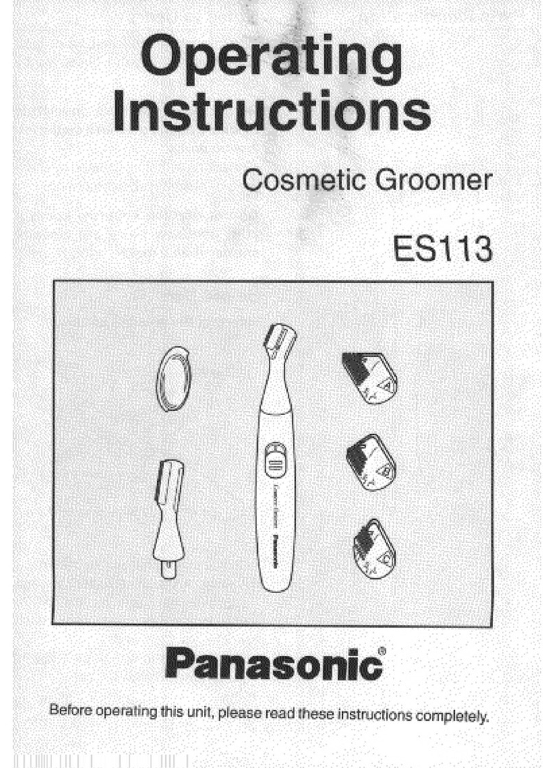 Panasonic ES-113 User manual