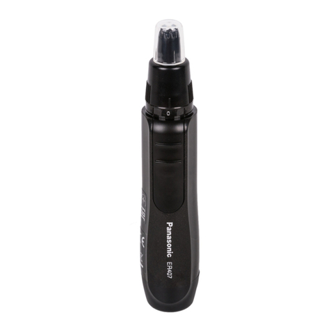 Panasonic ER-407 User manual Panasonic ER-407 User manual