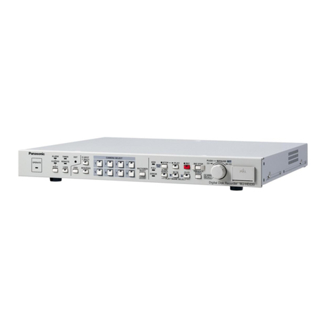 Panasonic WJHD220 - DIGITAL DISK RECORDER operating instructions