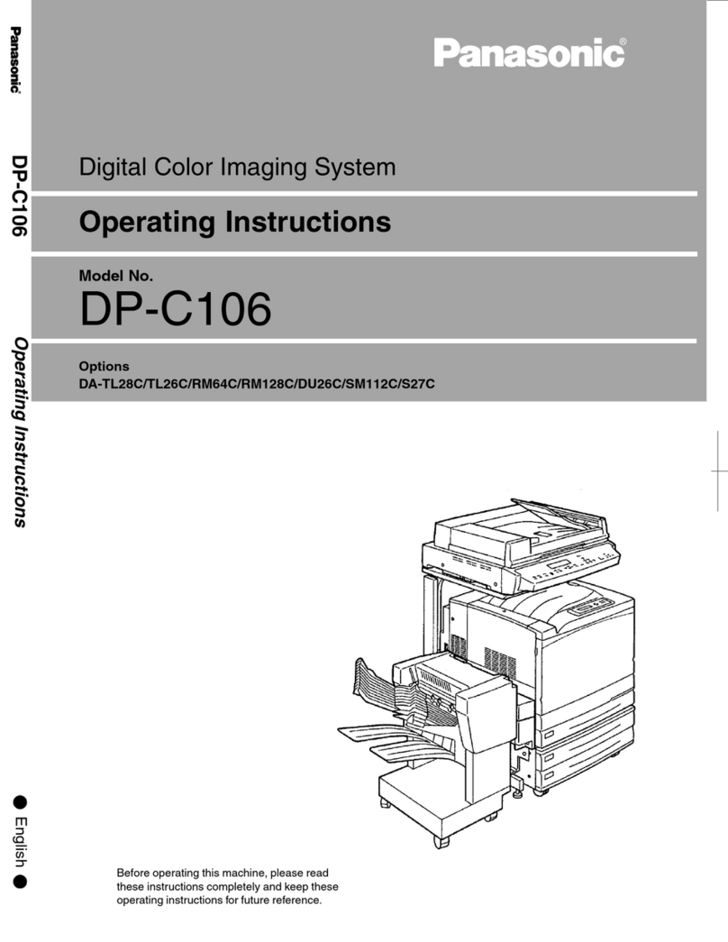 Panasonic WORKIO DP-C106 User manual